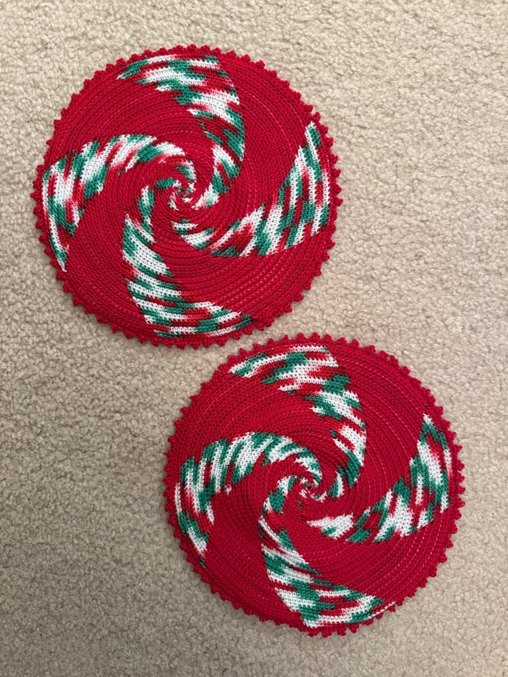 Homemade Crocheted Hot Pads